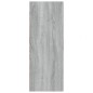 vidaXL Armario de pared colgante gris Sonoma 69,5x34x90 cm vidaXL Armario de pared colgante gris Sonoma 69,5x34x90 cm