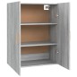 vidaXL Armario de pared colgante gris Sonoma 69,5x34x90 cm vidaXL Armario de pared colgante gris Sonoma 69,5x34x90 cm