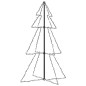 vidaXL Árbol de Navidad 160 LEDs interior y exterior 78x120 cm vidaXL Árbol de Navidad 160 LEDs interior y exterior 78x120 cm