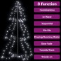 vidaXL Árbol de Navidad 160 LEDs interior y exterior 78x120 cm vidaXL Árbol de Navidad 160 LEDs interior y exterior 78x120 cm