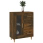 vidaXL Aparador de madera de ingeniería roble ahumado 69,5x34x90 cm vidaXL Aparador de madera de ingeniería roble ahumado 69,5x34x90 cm