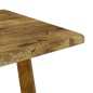 vidaXL Mesa de comedor MDF y hierro marrón oscuro 120x60x74 cm vidaXL Mesa de comedor MDF y hierro marrón oscuro 120x60x74 cm