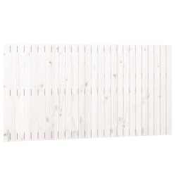 vidaXL Cabecero de cama de pared madera maciza pino blanco 166x3x90 cm