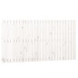vidaXL Cabecero de cama de pared madera maciza pino blanco 166x3x90 cm