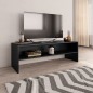 vidaXL Mueble para TV madera contrachapada negro 120x40x40 cm