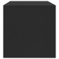 vidaXL Mueble para TV madera contrachapada negro 120x40x40 cm