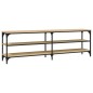 vidaXL Mueble de TV madera contrachapada roble Sonoma 160x30x50 cm vidaXL Mueble de TV madera contrachapada roble Sonoma 160x30x50 cm