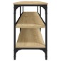 vidaXL Mueble de TV madera contrachapada roble Sonoma 160x30x50 cm vidaXL Mueble de TV madera contrachapada roble Sonoma 160x30x50 cm