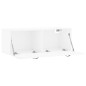 vidaXL Armario de pared madera ingeniería blanco brillo 100x36,5x35 cm vidaXL Armario de pared madera ingeniería blanco brillo 100x36,5x35 cm