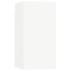 vidaXL Mueble para TV de madera contrachapada blanco 30,5x30x60 cm