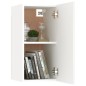 vidaXL Mueble para TV de madera contrachapada blanco 30,5x30x60 cm