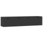 vidaXL Armarios pared 2 uds madera contrachapada negro 60x36,5x35 cm vidaXL Armarios pared 2 uds madera contrachapada negro 60x36,5x35 cm