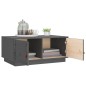 vidaXL Mesa de centro de madera maciza de pino gris 80x50x35 cm vidaXL Mesa de centro de madera maciza de pino gris 80x50x35 cm