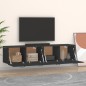 vidaXL Armarios pared 2 uds madera contrachapada negro 60x36,5x35 cm vidaXL Armarios pared 2 uds madera contrachapada negro 60x36,5x35 cm