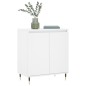 vidaXL Aparador de madera contrachapada blanco 60x35x70 cm vidaXL Aparador de madera contrachapada blanco 60x35x70 cm