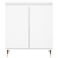 vidaXL Aparador de madera contrachapada blanco 60x35x70 cm vidaXL Aparador de madera contrachapada blanco 60x35x70 cm