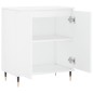 vidaXL Aparador de madera contrachapada blanco 60x35x70 cm vidaXL Aparador de madera contrachapada blanco 60x35x70 cm