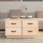 vidaXL Mesa de centro de madera maciza de pino 80x80x45 cm vidaXL Mesa de centro de madera maciza de pino 80x80x45 cm