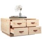 vidaXL Mesa de centro de madera maciza de pino 80x80x45 cm vidaXL Mesa de centro de madera maciza de pino 80x80x45 cm