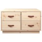 vidaXL Mesa de centro de madera maciza de pino 80x80x45 cm vidaXL Mesa de centro de madera maciza de pino 80x80x45 cm
