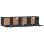 vidaXL Armarios pared 2 uds madera contrachapada negro 60x36,5x35 cm vidaXL Armarios pared 2 uds madera contrachapada negro 60x36,5x35 cm