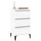 vidaXL Mesita de noche madera contrachapada blanca 40x35x70 cm vidaXL Mesita de noche madera contrachapada blanca 40x35x70 cm