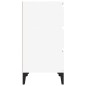 vidaXL Mesita de noche madera contrachapada blanca 40x35x70 cm vidaXL Mesita de noche madera contrachapada blanca 40x35x70 cm