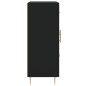 vidaXL Aparador de madera de ingeniería negro 69,5x34x90 cm