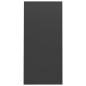 vidaXL Escritorio notebook madera contrachapada gris 102,5x35x75 cm