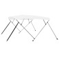 vidaXL Toldo Bimini de 4 arcos blanco 243x180x137 cm vidaXL Toldo Bimini de 4 arcos blanco 243x180x137 cm