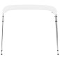 vidaXL Toldo Bimini de 4 arcos blanco 243x180x137 cm vidaXL Toldo Bimini de 4 arcos blanco 243x180x137 cm