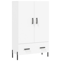 vidaXL Aparador alto madera de ingeniería blanco 69,5x31x115 cm