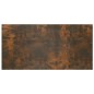 vidaXL Cabecero de cama y mesitas madera contrachapada roble ahumado vidaXL Cabecero de cama y mesitas madera contrachapada roble ahumado