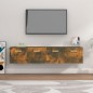 vidaXL Armarios pared 2 uds contrachapada roble ahumado 80x35x36,5 cm vidaXL Armarios pared 2 uds contrachapada roble ahumado 80x35x36,5 cm