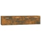 vidaXL Armarios pared 2 uds contrachapada roble ahumado 80x35x36,5 cm vidaXL Armarios pared 2 uds contrachapada roble ahumado 80x35x36,5 cm