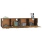 vidaXL Armarios pared 2 uds contrachapada roble ahumado 80x35x36,5 cm vidaXL Armarios pared 2 uds contrachapada roble ahumado 80x35x36,5 cm