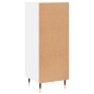 vidaXL Aparador madera de ingeniería blanco 34,5x34x90 cm vidaXL Aparador madera de ingeniería blanco 34,5x34x90 cm