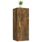 vidaXL Armario de pared contrachapada roble ahumado 34,5x34x90 cm vidaXL Armario de pared contrachapada roble ahumado 34,5x34x90 cm