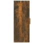 vidaXL Armario de pared contrachapada roble ahumado 34,5x34x90 cm vidaXL Armario de pared contrachapada roble ahumado 34,5x34x90 cm