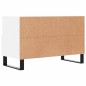 vidaXL Mueble para TV madera contrachapada blanco 80x36x50 cm