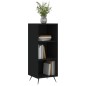 vidaXL Estantería madera de ingeniería negro 34,5x32,5x90 cm vidaXL Estantería madera de ingeniería negro 34,5x32,5x90 cm