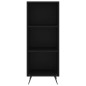 vidaXL Estantería madera de ingeniería negro 34,5x32,5x90 cm vidaXL Estantería madera de ingeniería negro 34,5x32,5x90 cm