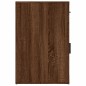 vidaXL Armario de escritorio contrachapada roble marrón 40x49x75 cm vidaXL Armario de escritorio contrachapada roble marrón 40x49x75 cm