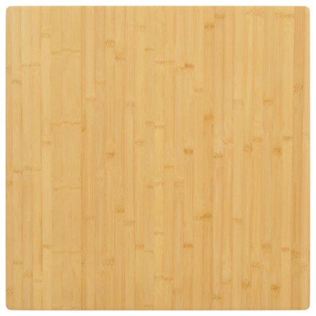 vidaXL Tablero de mesa de bambú 70x70x1,5 cm