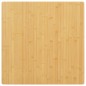 vidaXL Tablero de mesa de bambú 70x70x1,5 cm