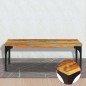 vidaXL Mesa de centro madera maciza reciclada 100x60x35 cm vidaXL Mesa de centro madera maciza reciclada 100x60x35 cm