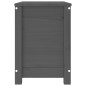 vidaXL Caja de almacenaje madera maciza de pino gris 60x32x45,5 cm vidaXL Caja de almacenaje madera maciza de pino gris 60x32x45,5 cm