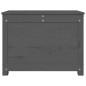 vidaXL Caja de almacenaje madera maciza de pino gris 60x32x45,5 cm vidaXL Caja de almacenaje madera maciza de pino gris 60x32x45,5 cm