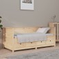 vidaXL Sofá cama de madera maciza de pino 100x200 cm vidaXL Sofá cama de madera maciza de pino 100x200 cm