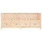 vidaXL Sofá cama de madera maciza de pino 100x200 cm vidaXL Sofá cama de madera maciza de pino 100x200 cm